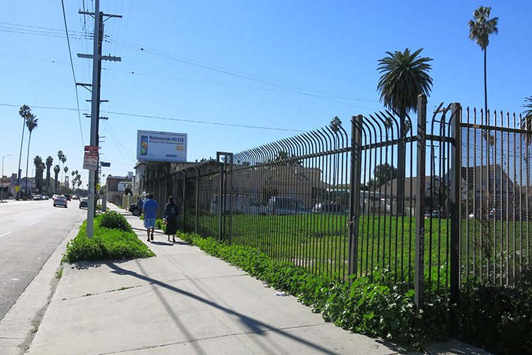 Figueroa Street Site Lot FilmLA Reservations